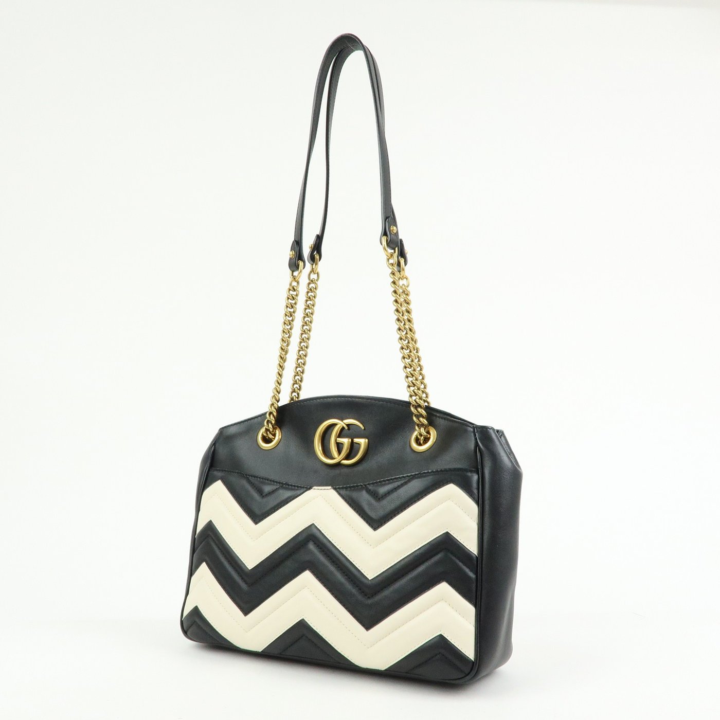 Gucci GG Marmont Chain Matelasse Leather Medium