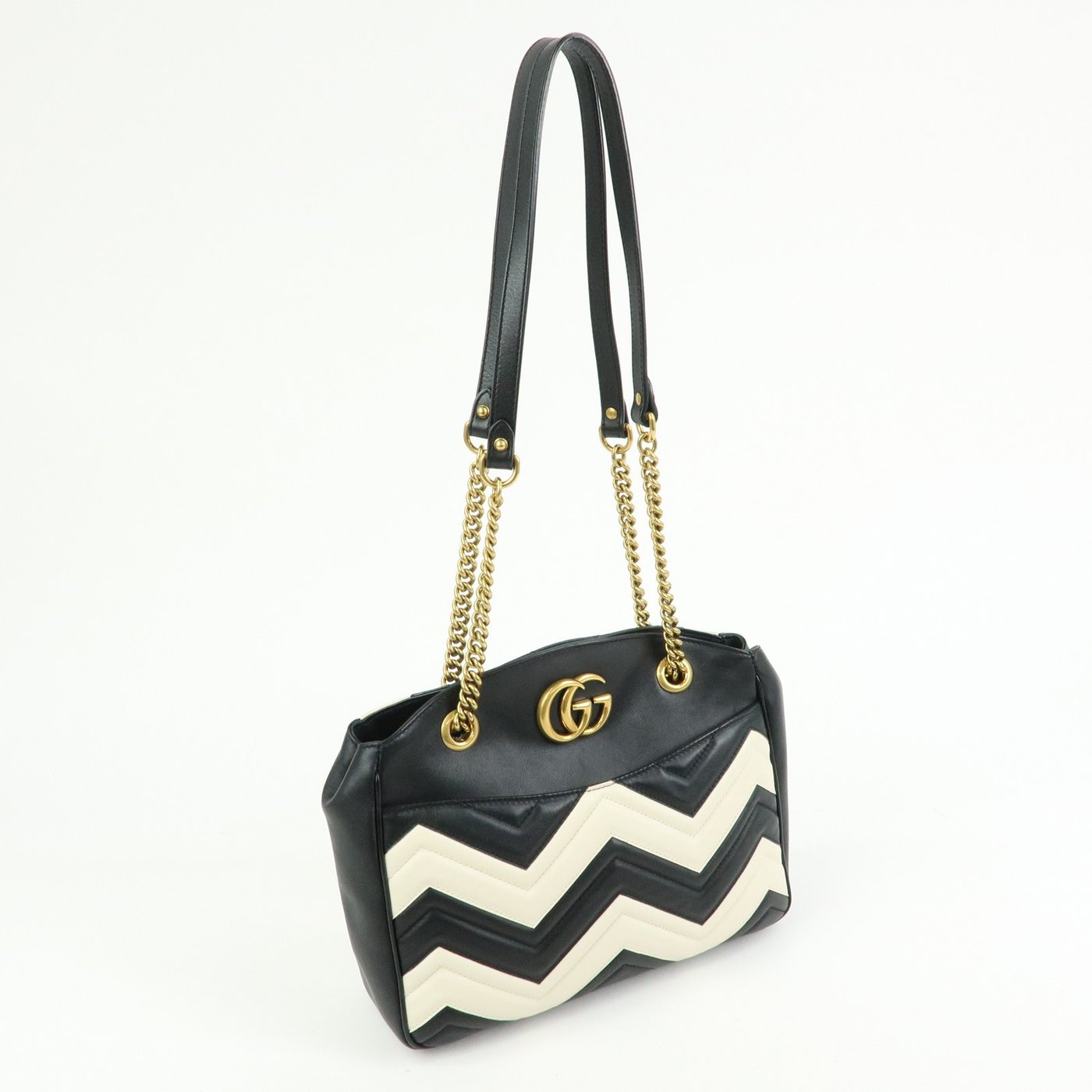 Gucci GG Marmont Chain Matelasse Leather Medium
