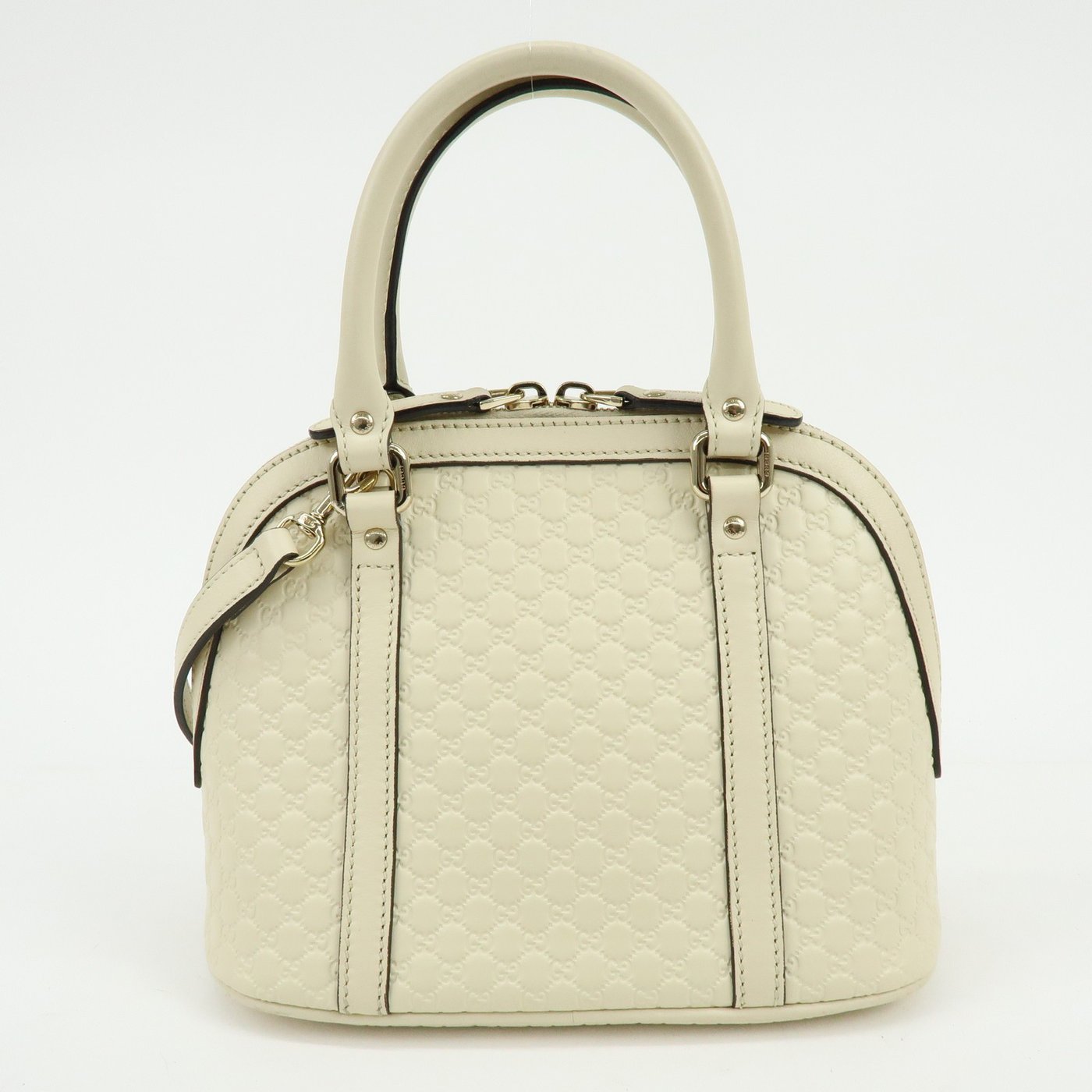 Gucci Convertible Dome Satchel Guccissima Leather Small