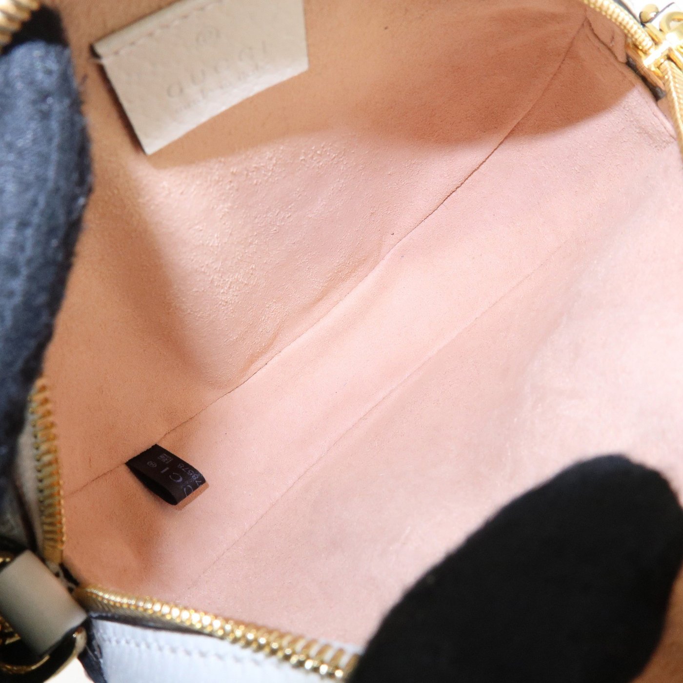 Gucci Ophidia Round Leather Mini