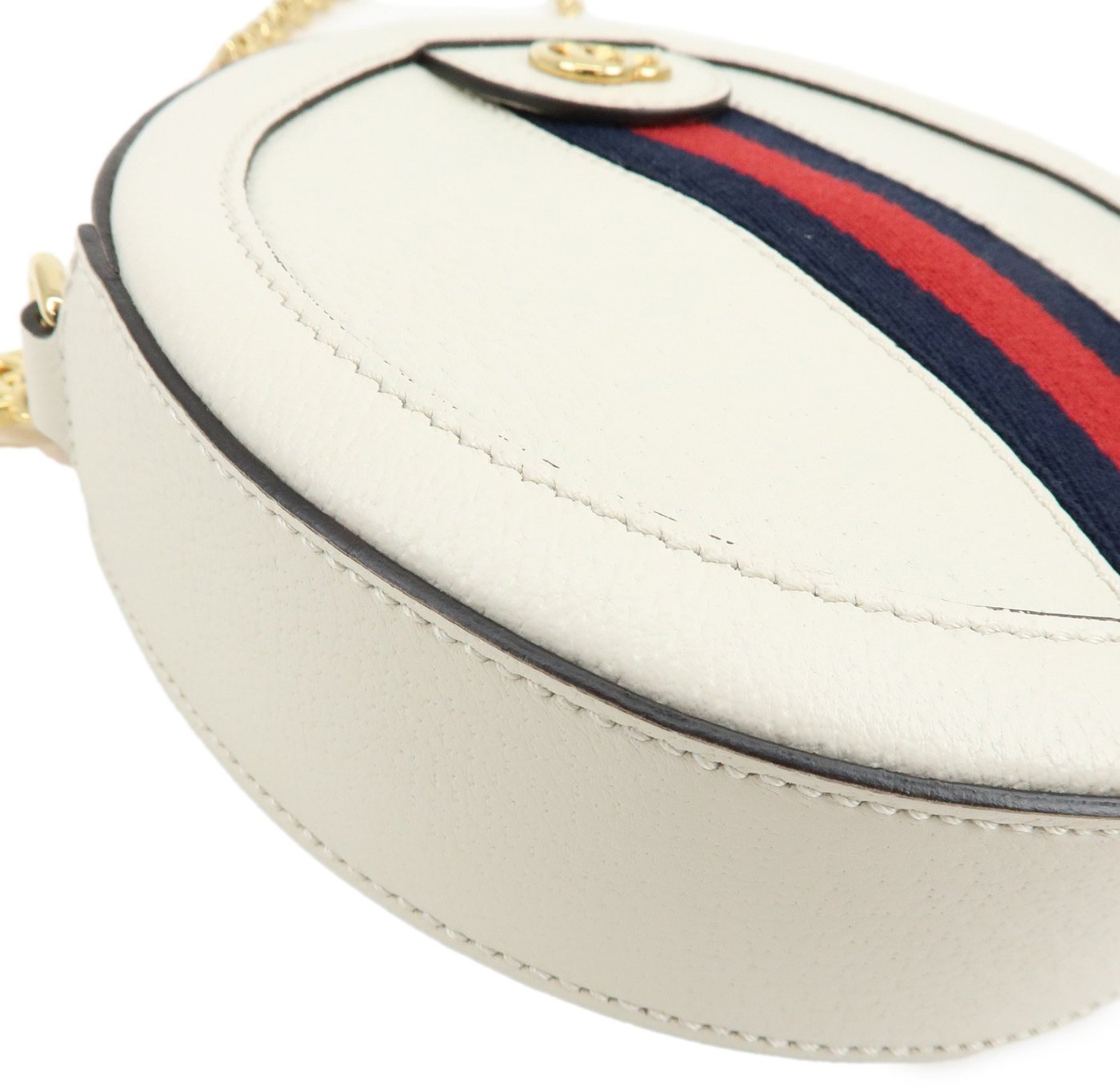 Gucci Ophidia Round Leather Mini