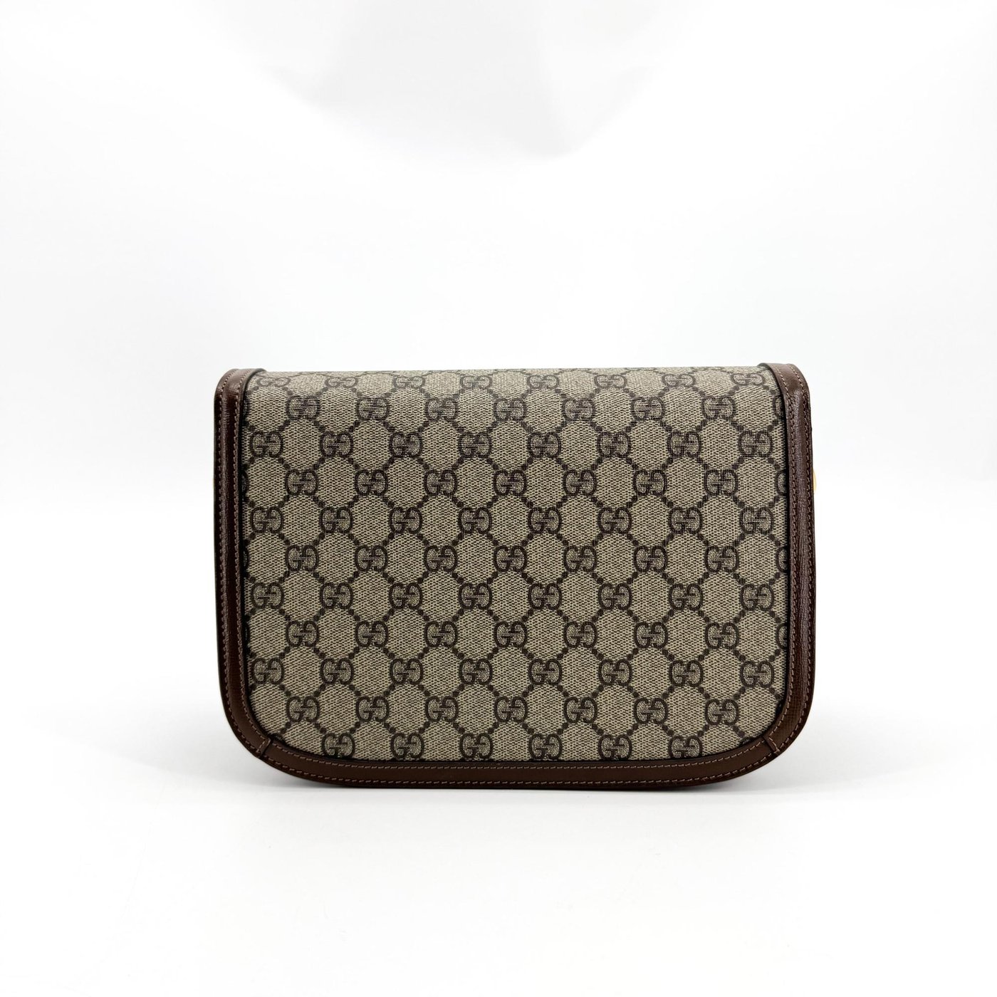 Gucci Horsebit 1955 GG Coated Canvas with Leather Small