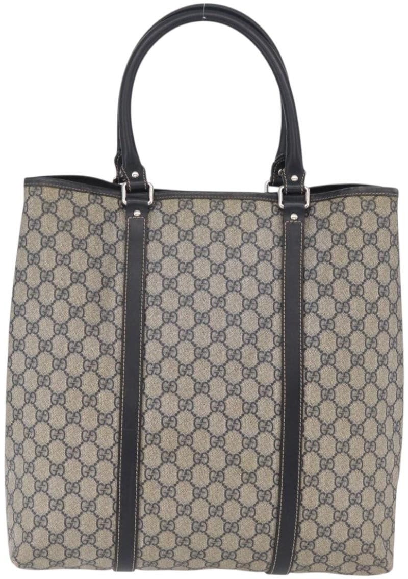 Gucci Open Tote GG Canvas and Leather Medium