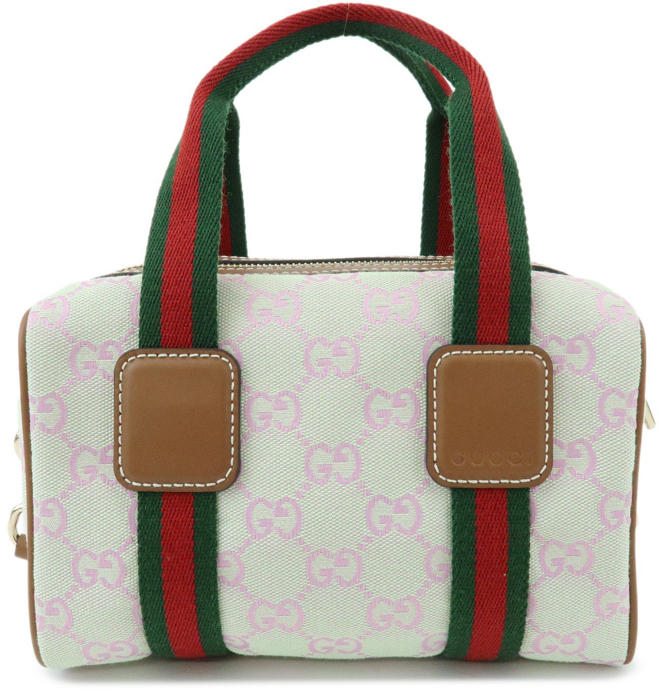 Gucci Web Boston GG Canvas Mini