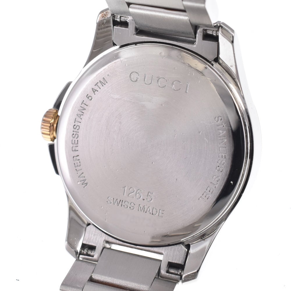 Gucci G-Timeless Quartz Stainless Steel with Diamond Markers and Mother of Pearl 27