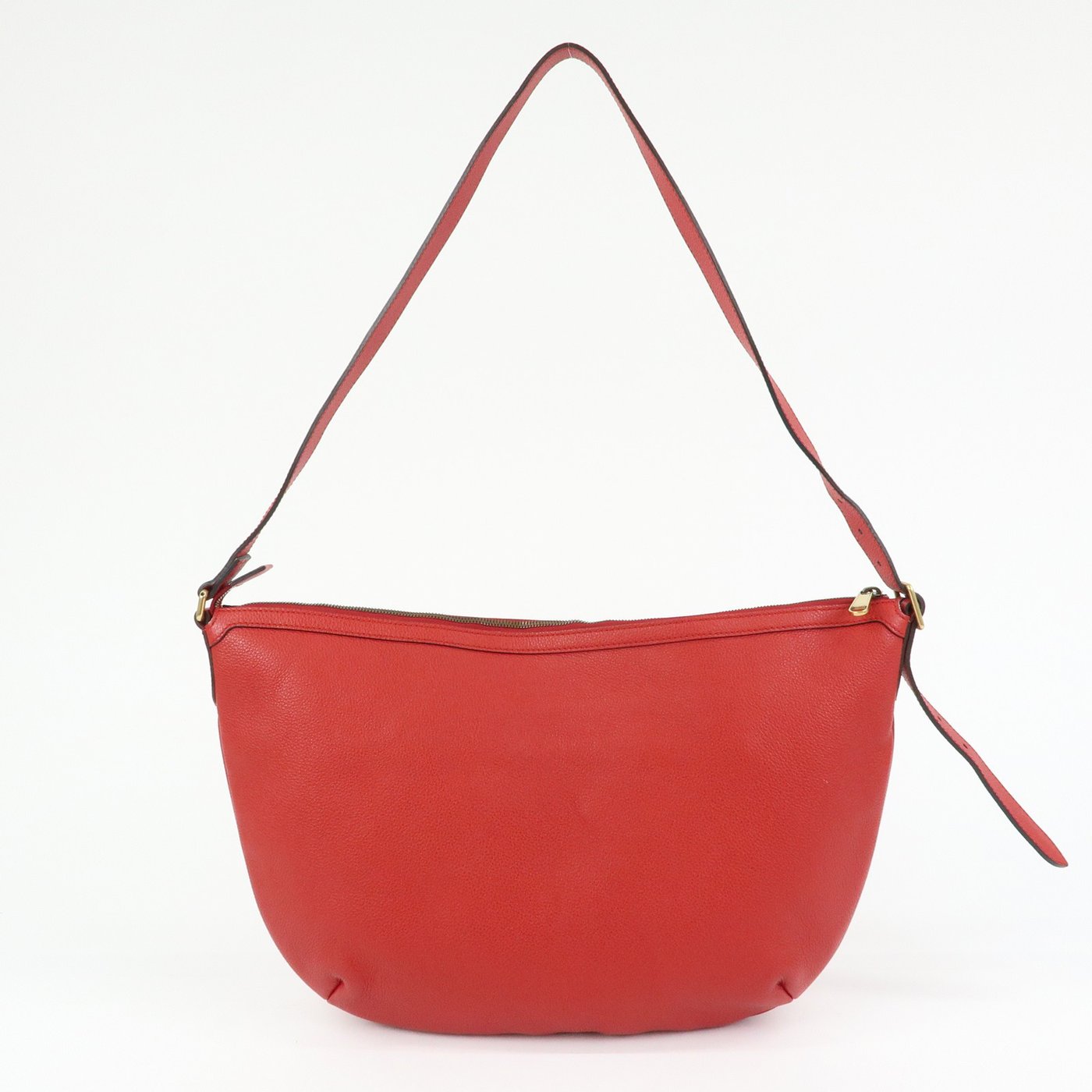Gucci Logo Half-Moon Hobo Printed Leather