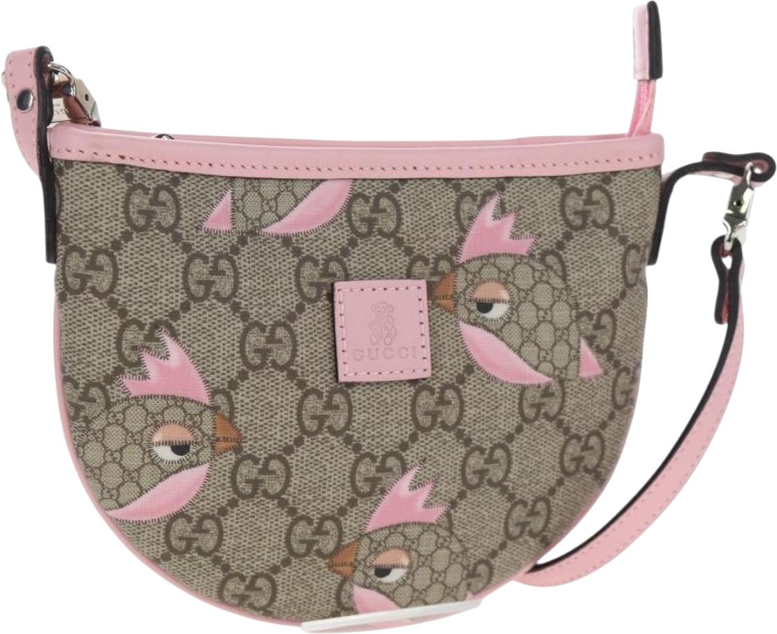 Gucci Children's Zip Printed GG Coated Canvas Small