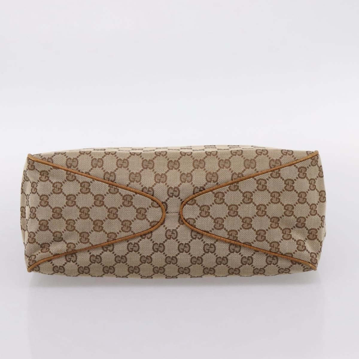 Gucci Vintage Bamboo Handle GG Canvas Medium