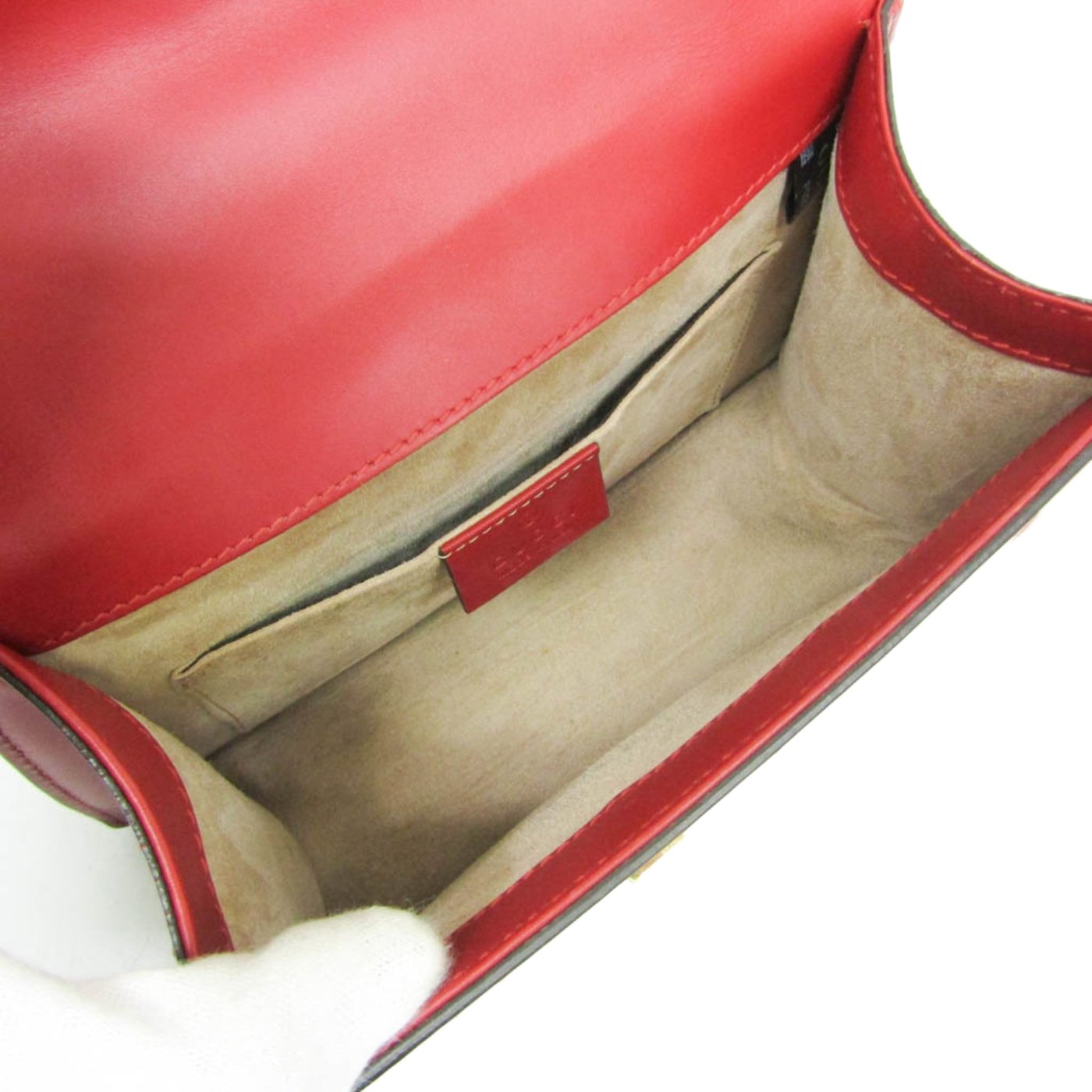 Gucci Sylvie Top Handle Leather Mini