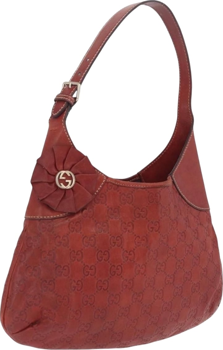 Gucci Trophy GG Canvas with Leather Small