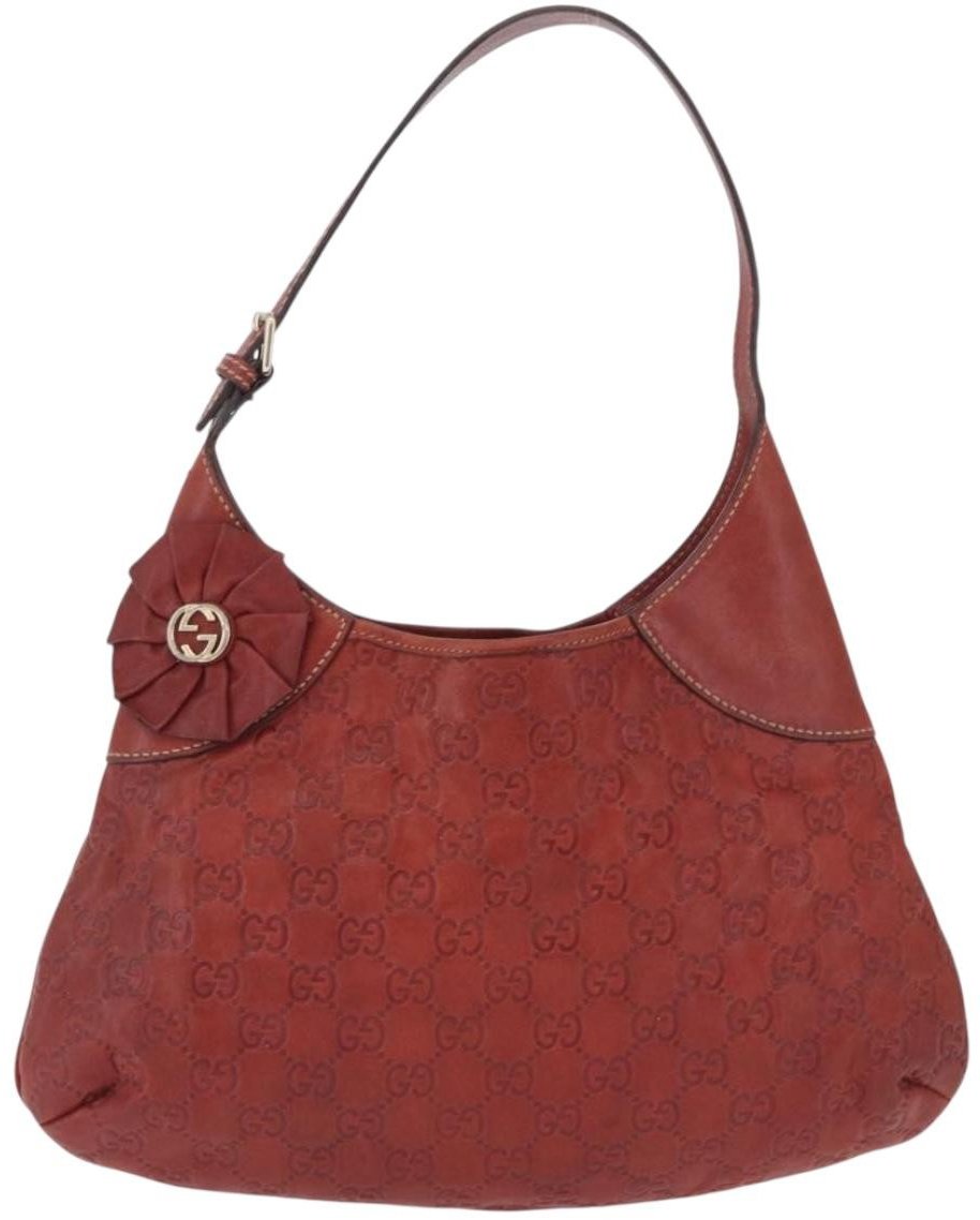 Gucci Trophy GG Canvas with Leather Small