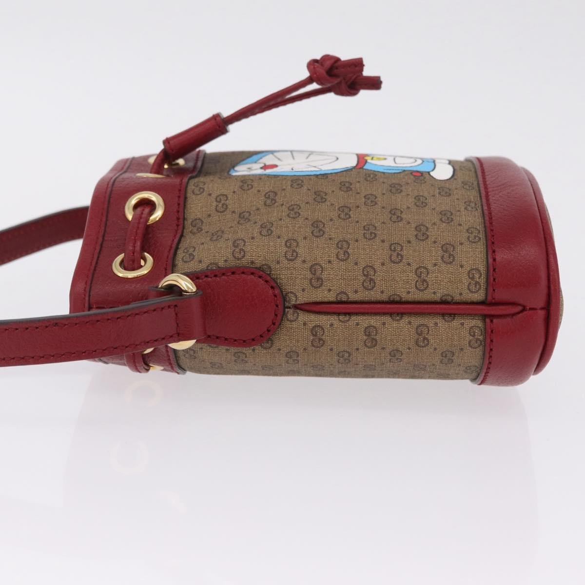 Gucci Doraemon Bucket Printed Mini GG Coated Canvas Mini