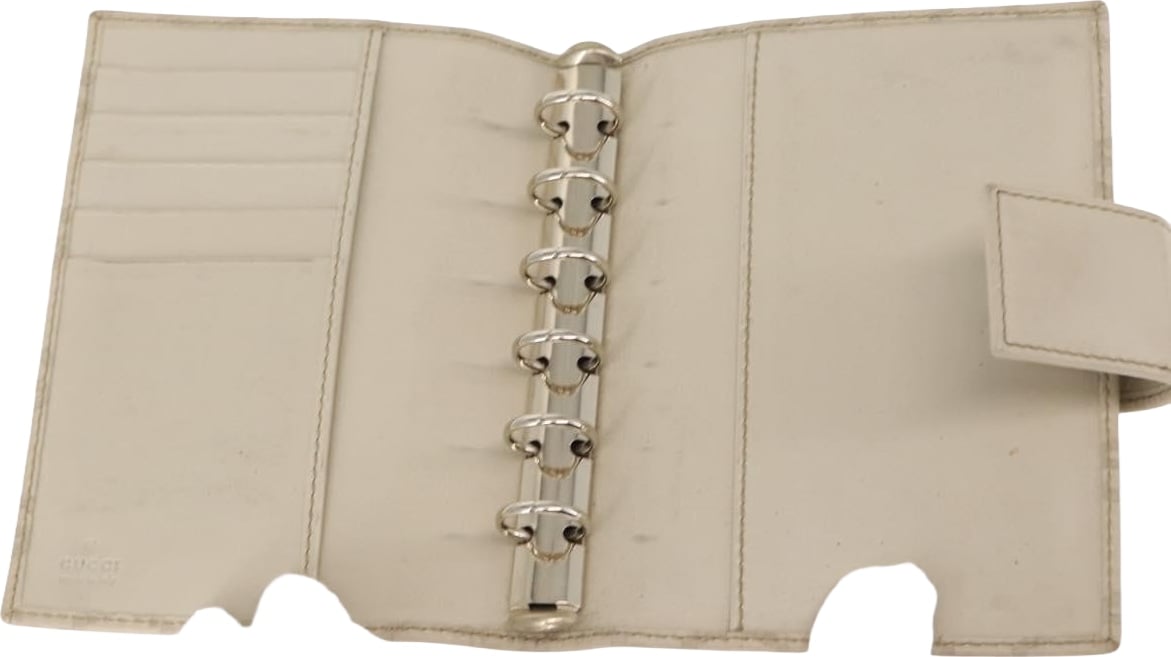 Gucci Ring Agenda Cover Guccissima Leather Mini