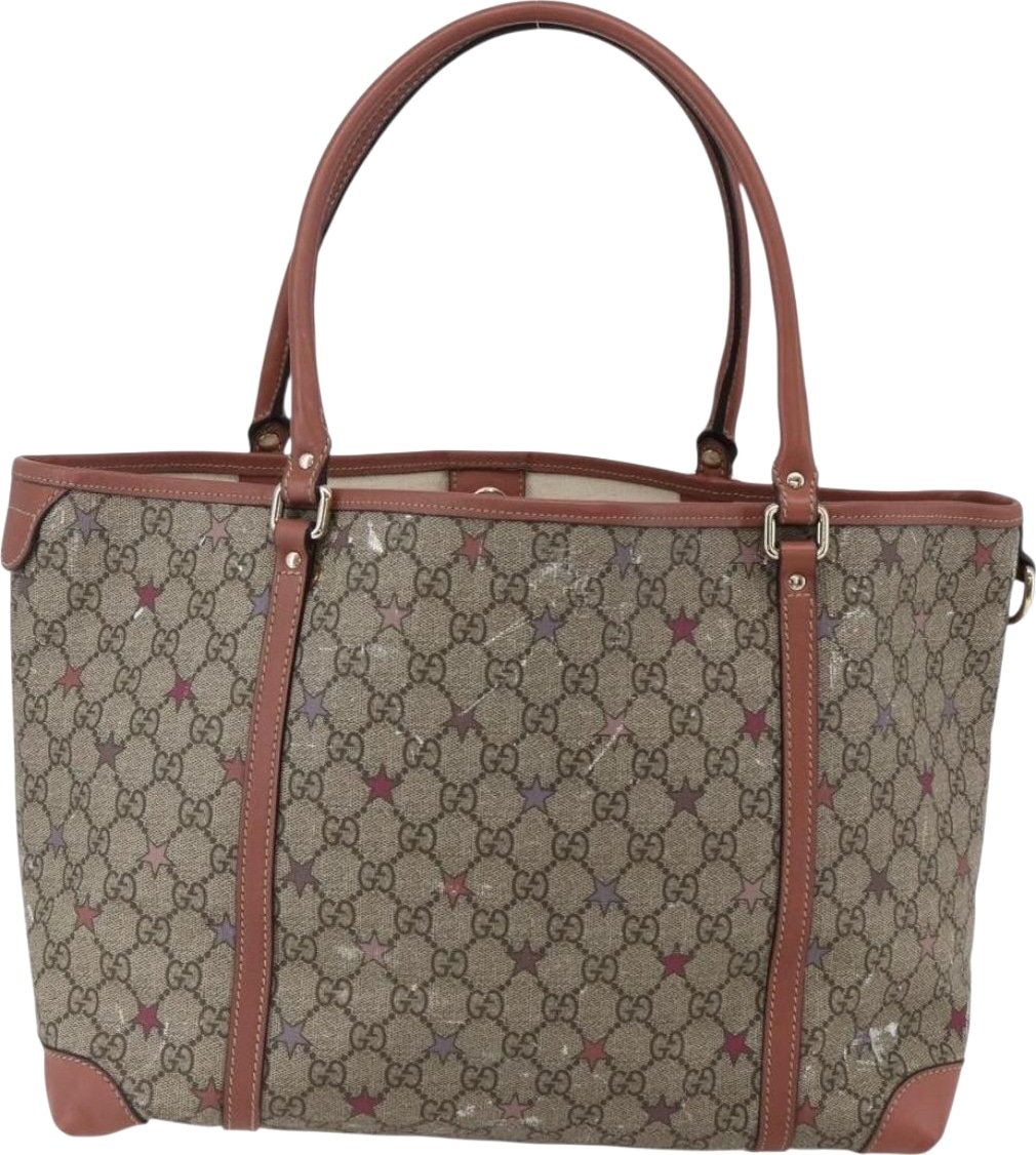 Gucci Joy Plus GG Coated Canvas with Leather Large