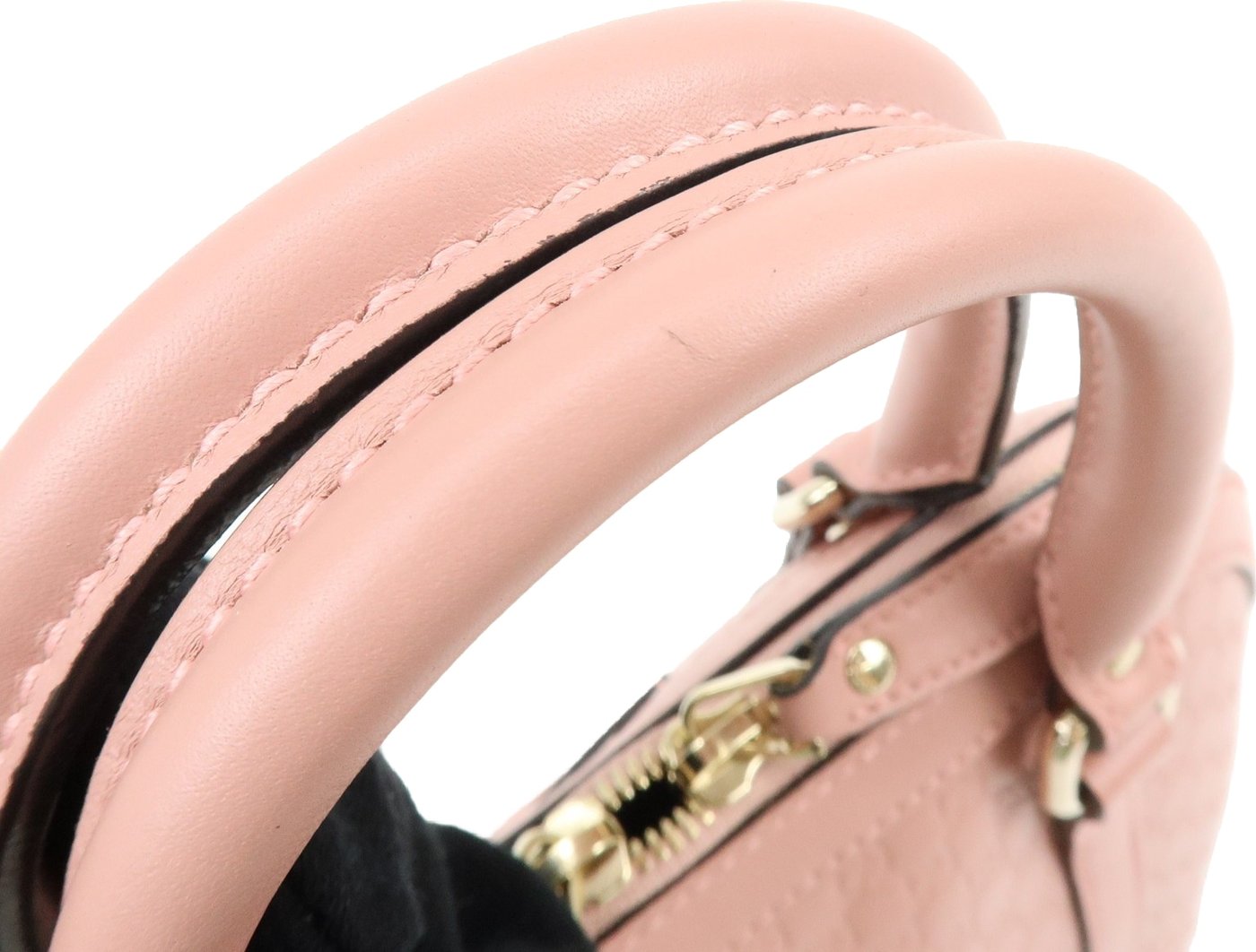 Gucci GG Charm Convertible Dome Satchel Guccissima Leather Medium