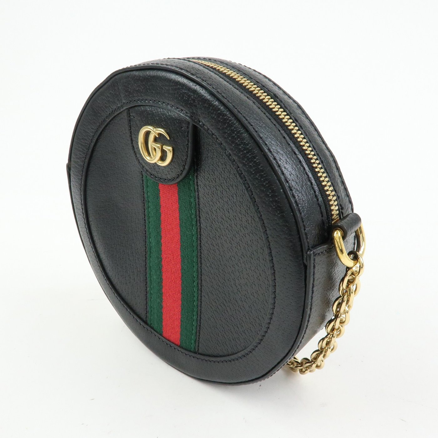 Gucci Ophidia Round Leather Mini