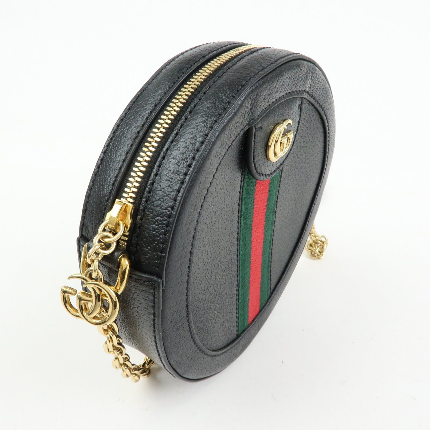 Gucci Ophidia Round Leather Mini