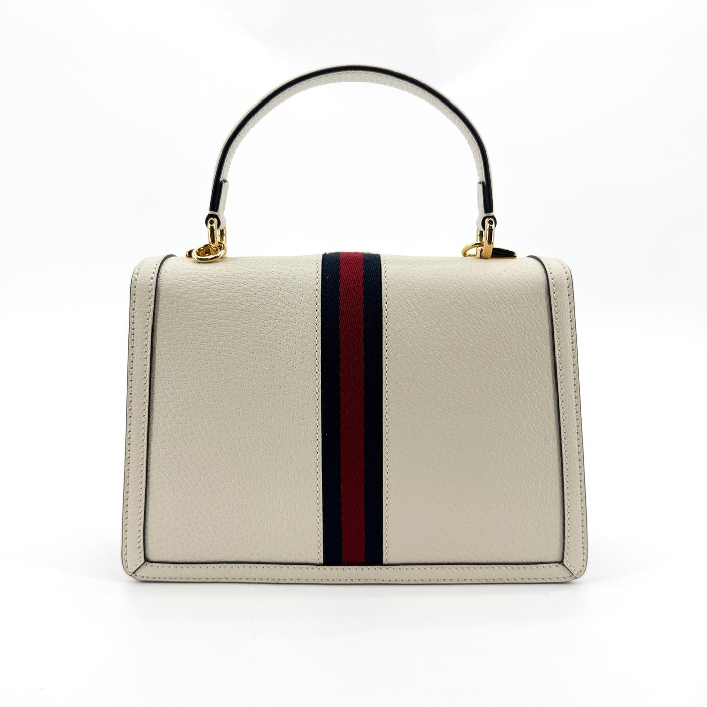Gucci Ophidia Flap Top Handle Leather Small
