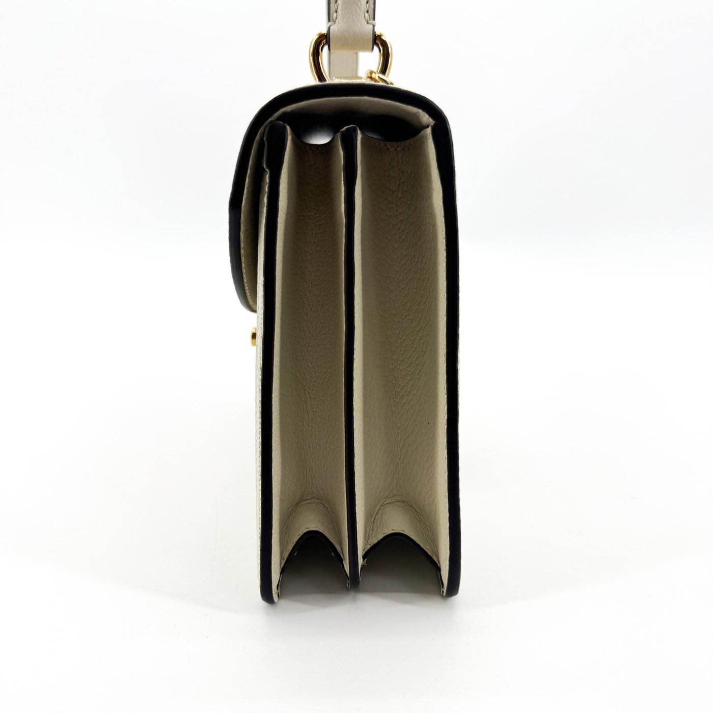 Gucci Ophidia Flap Top Handle Leather Small