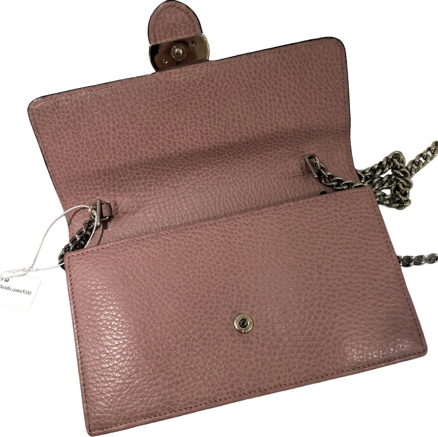 Gucci Interlocking Wallet on Chain Leather Medium