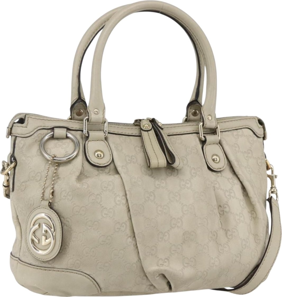 Gucci Sukey Top Handle Satchel Guccissima Leather Medium