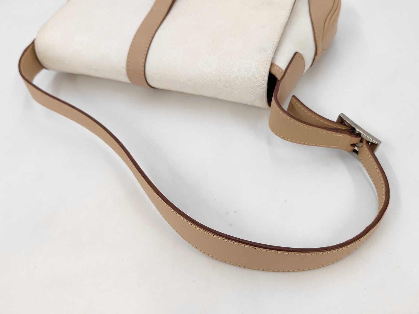 Gucci Jackie Flap Canvas and Leather