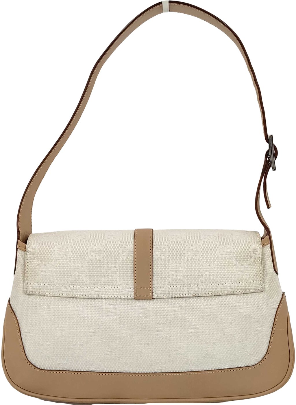 Gucci Jackie Flap Canvas and Leather