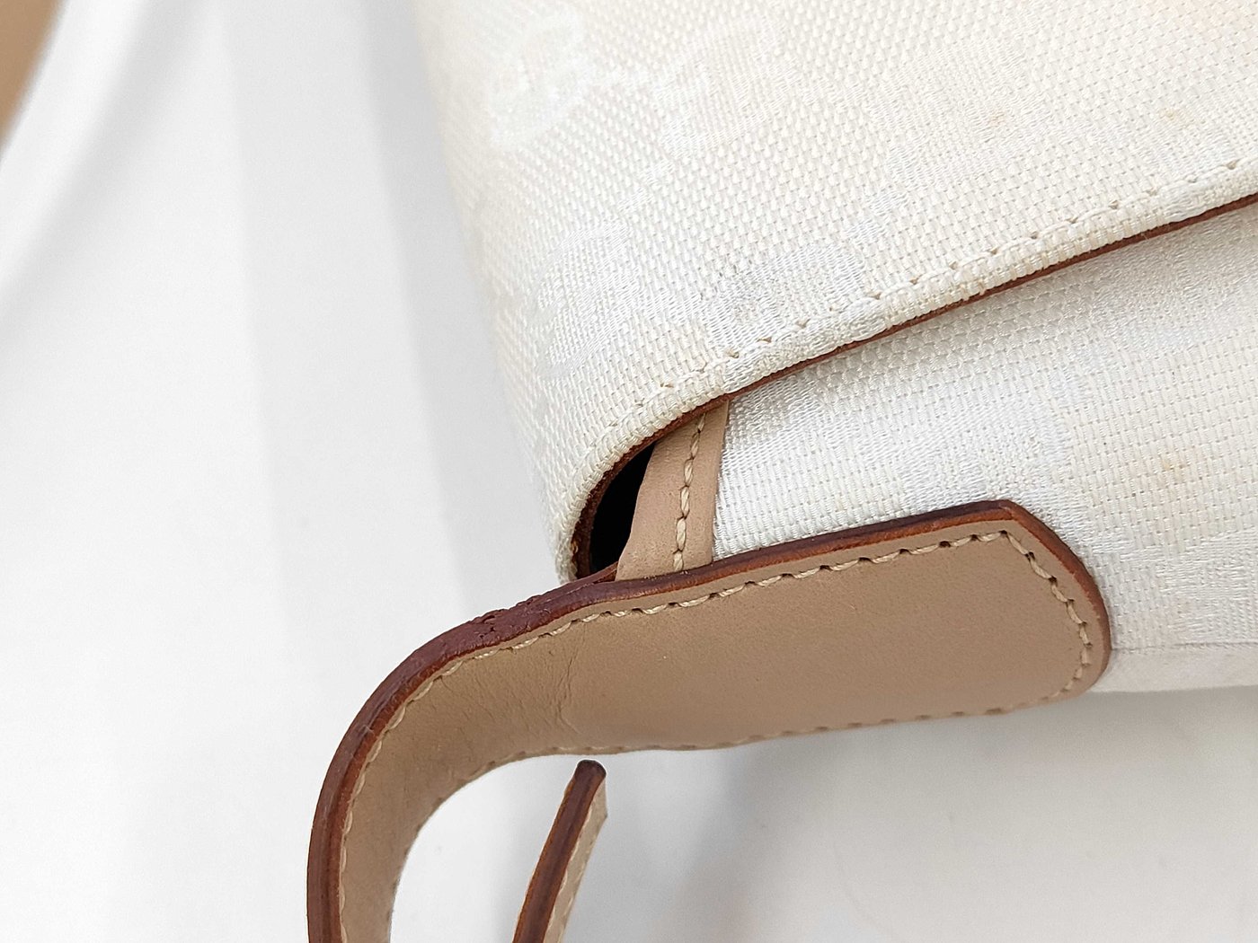 Gucci Jackie Flap Canvas and Leather