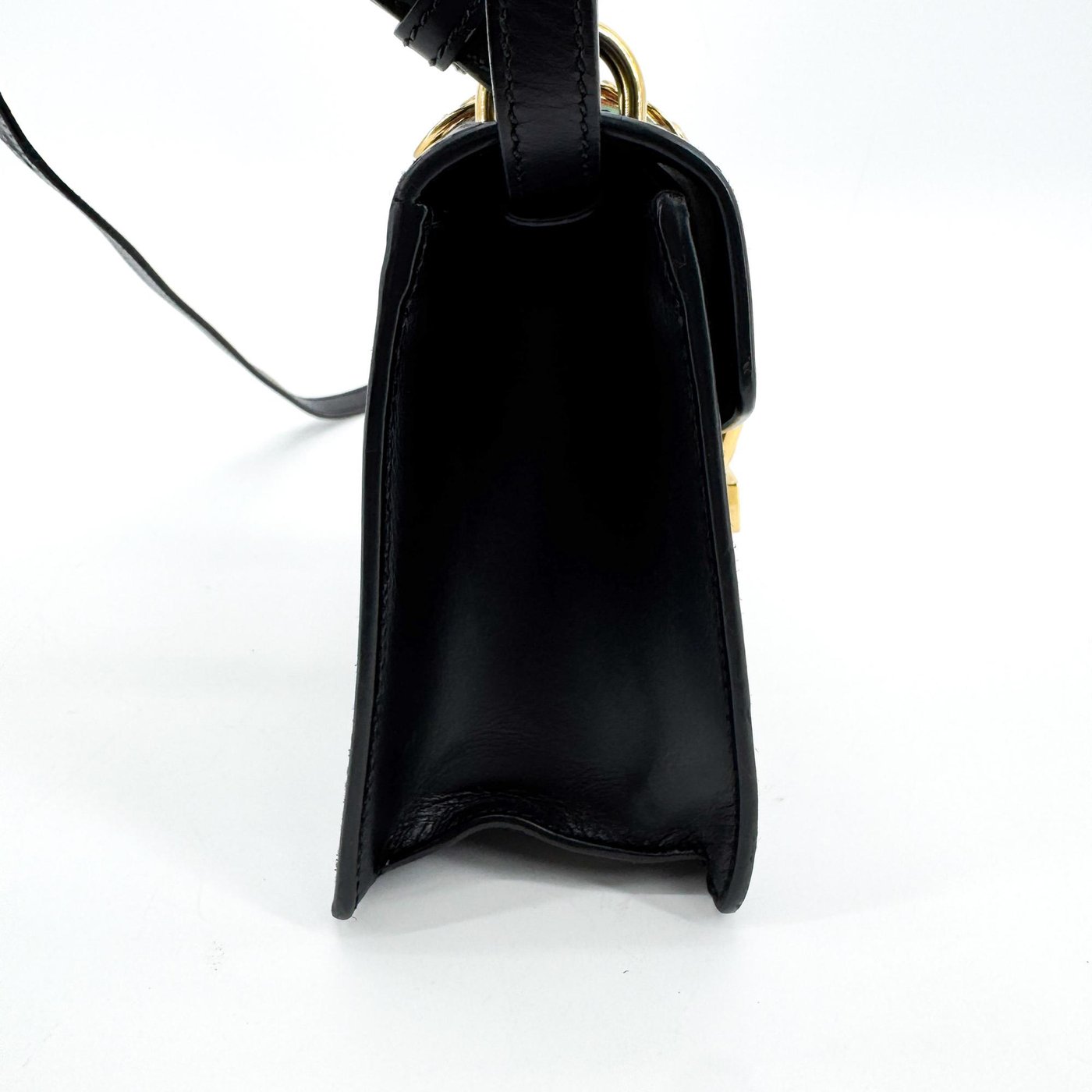 Gucci Sylvie Top Handle Leather Mini