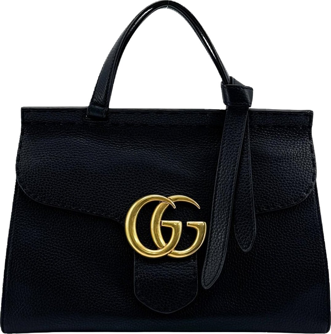 Gucci GG Marmont Top Handle Leather Small