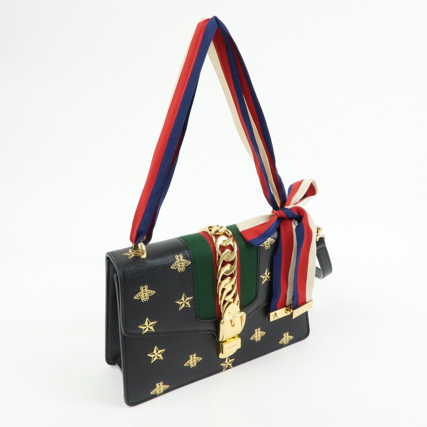 Gucci Sylvie Printed Leather Small