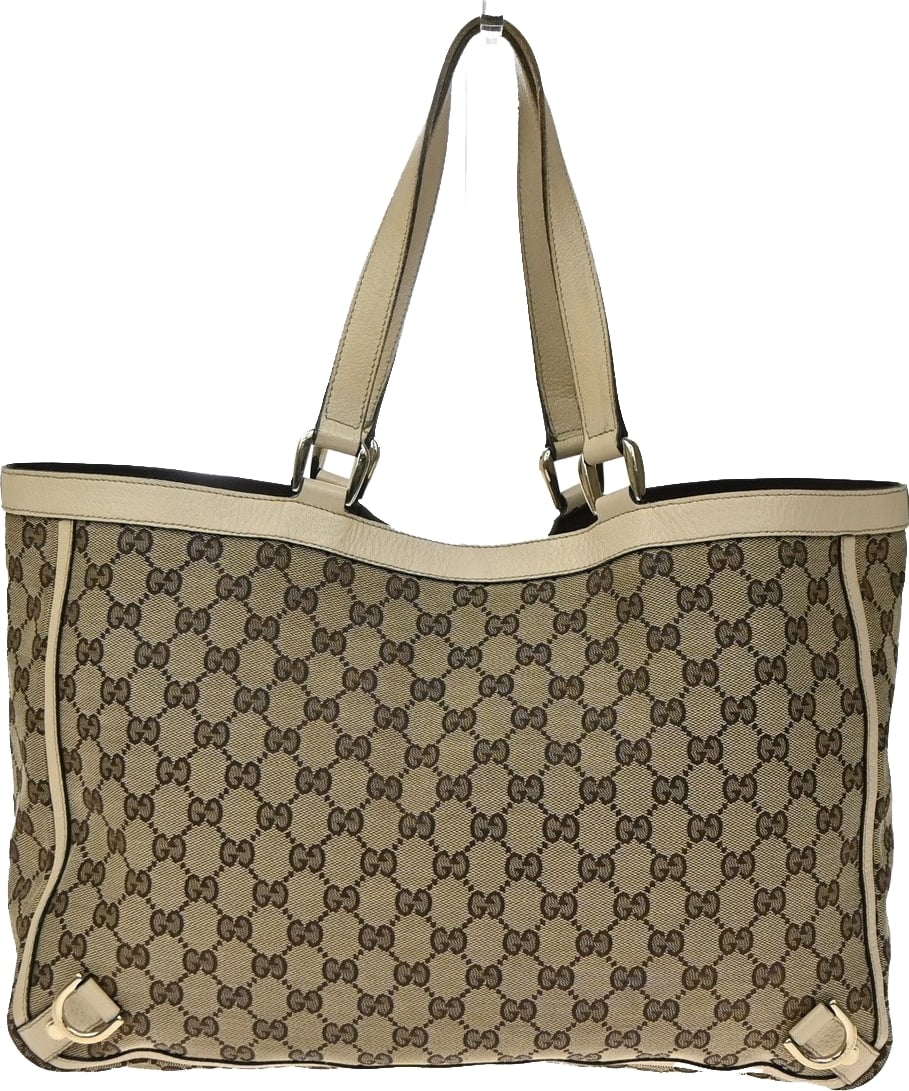 Gucci Abbey D- GG Canvas with Leather Large