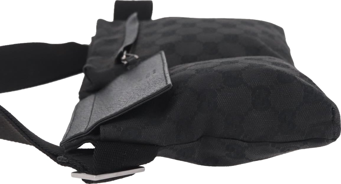 Gucci Two Pocket Belt Bag GG Canvas