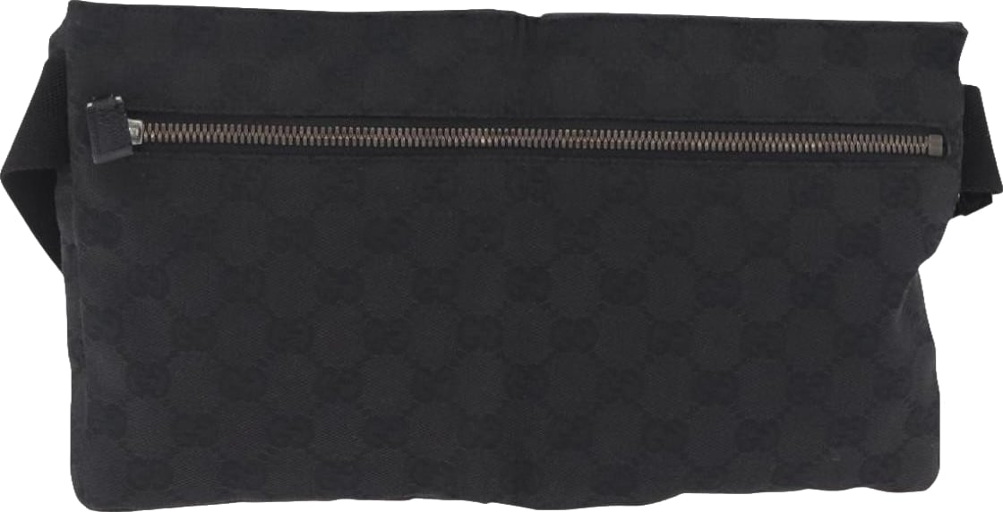 Gucci Two Pocket Belt Bag GG Canvas