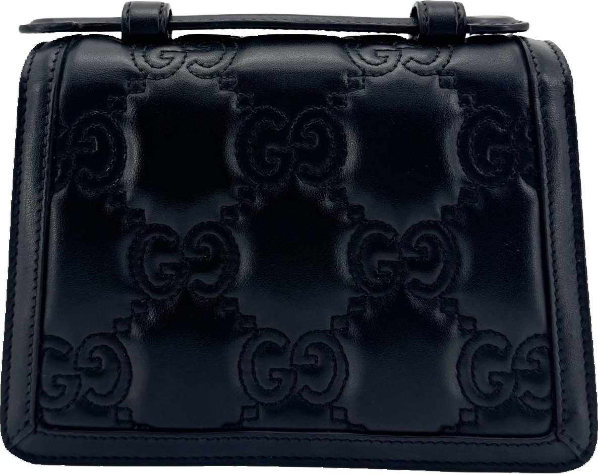 Gucci Padlock GG Embossed Leather Mini