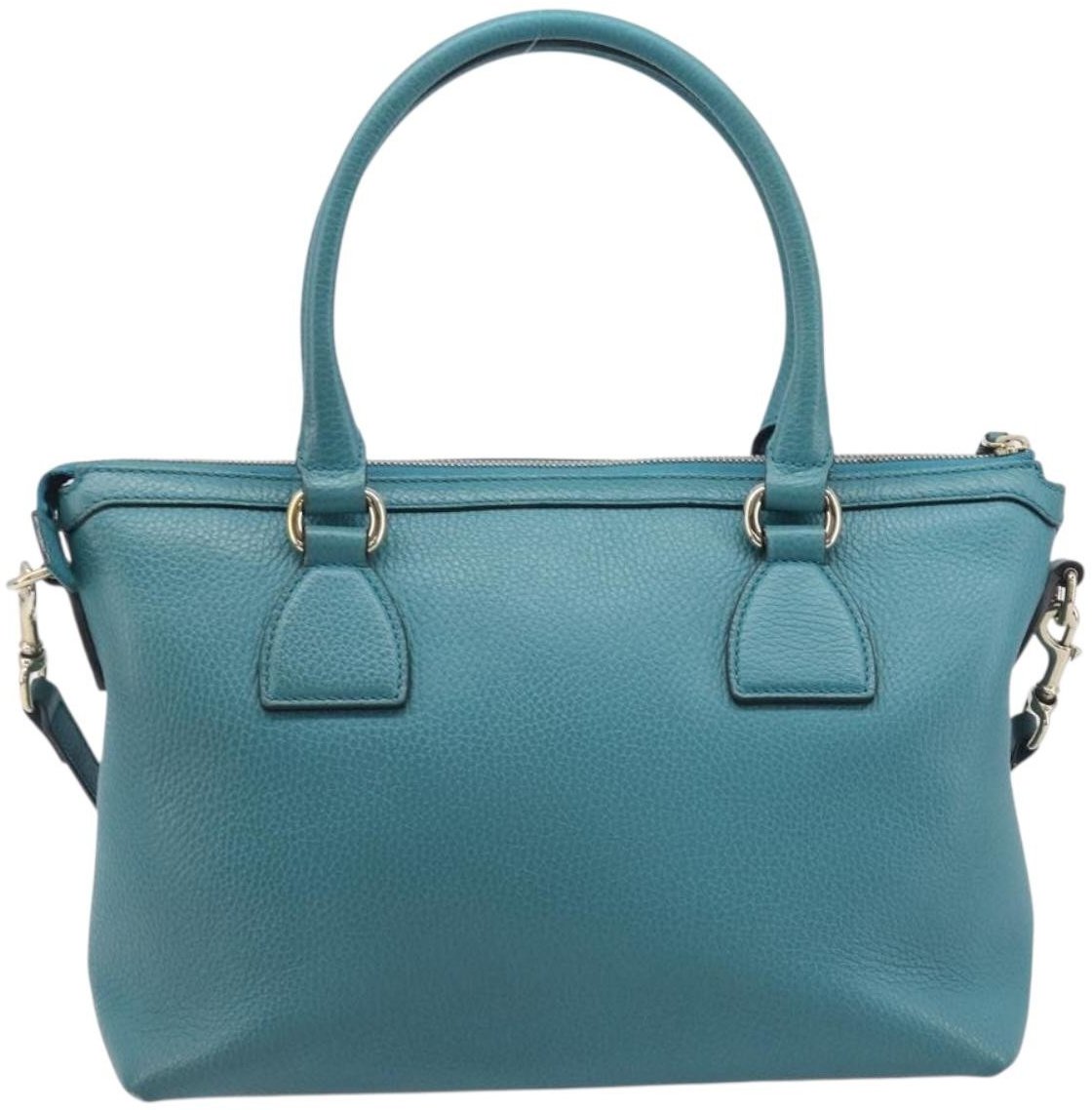 Gucci GG Charm Convertible Dome Satchel Leather Medium