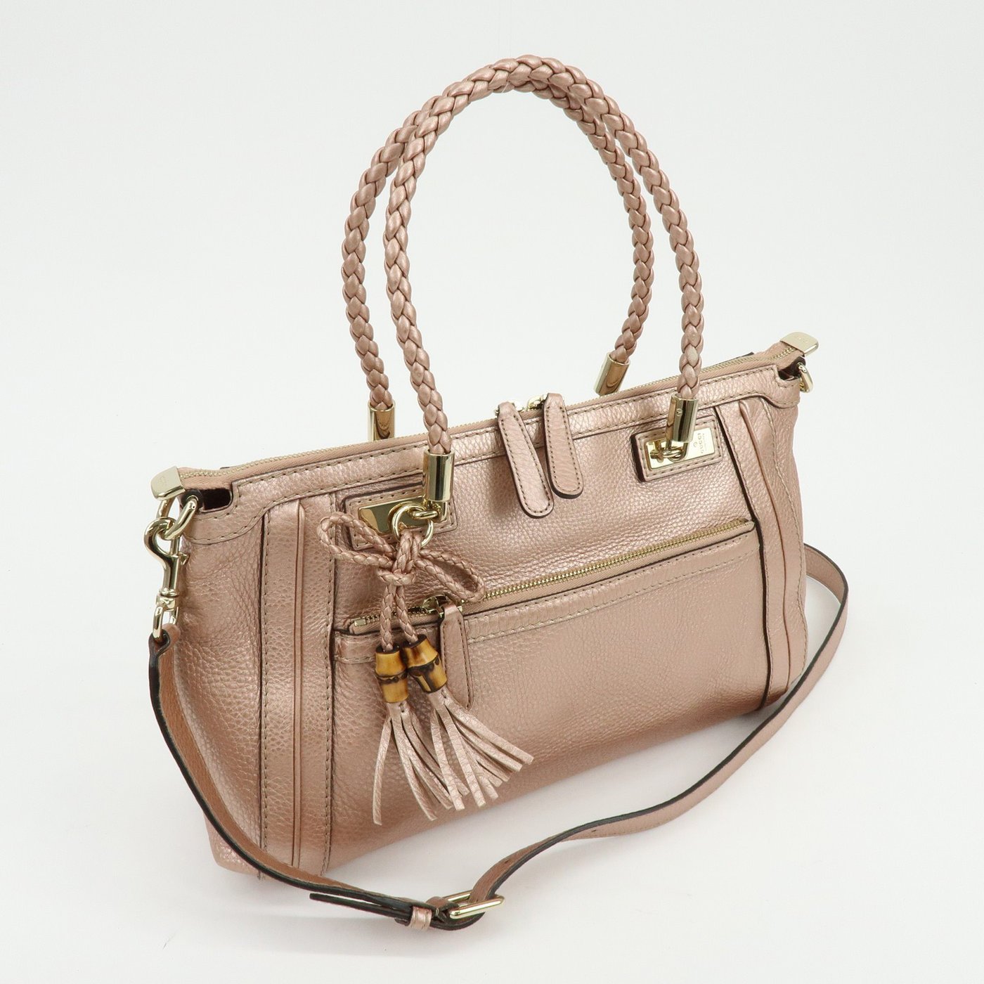 Gucci Bella Convertible Top Handle Leather Small
