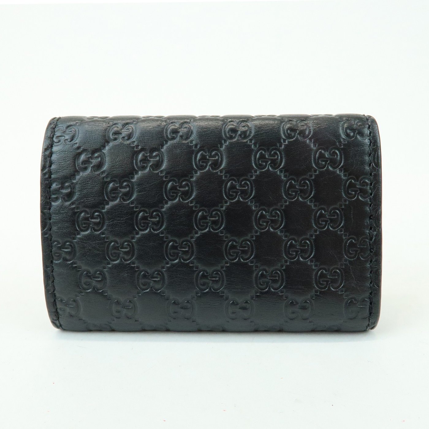 Gucci Flap Card Case Guccissima Leather