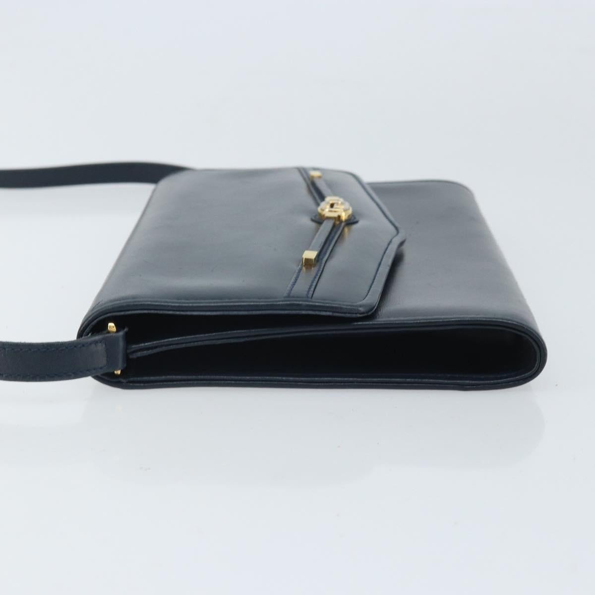 Gucci Vintage Interlocking G Flap Leather Small
