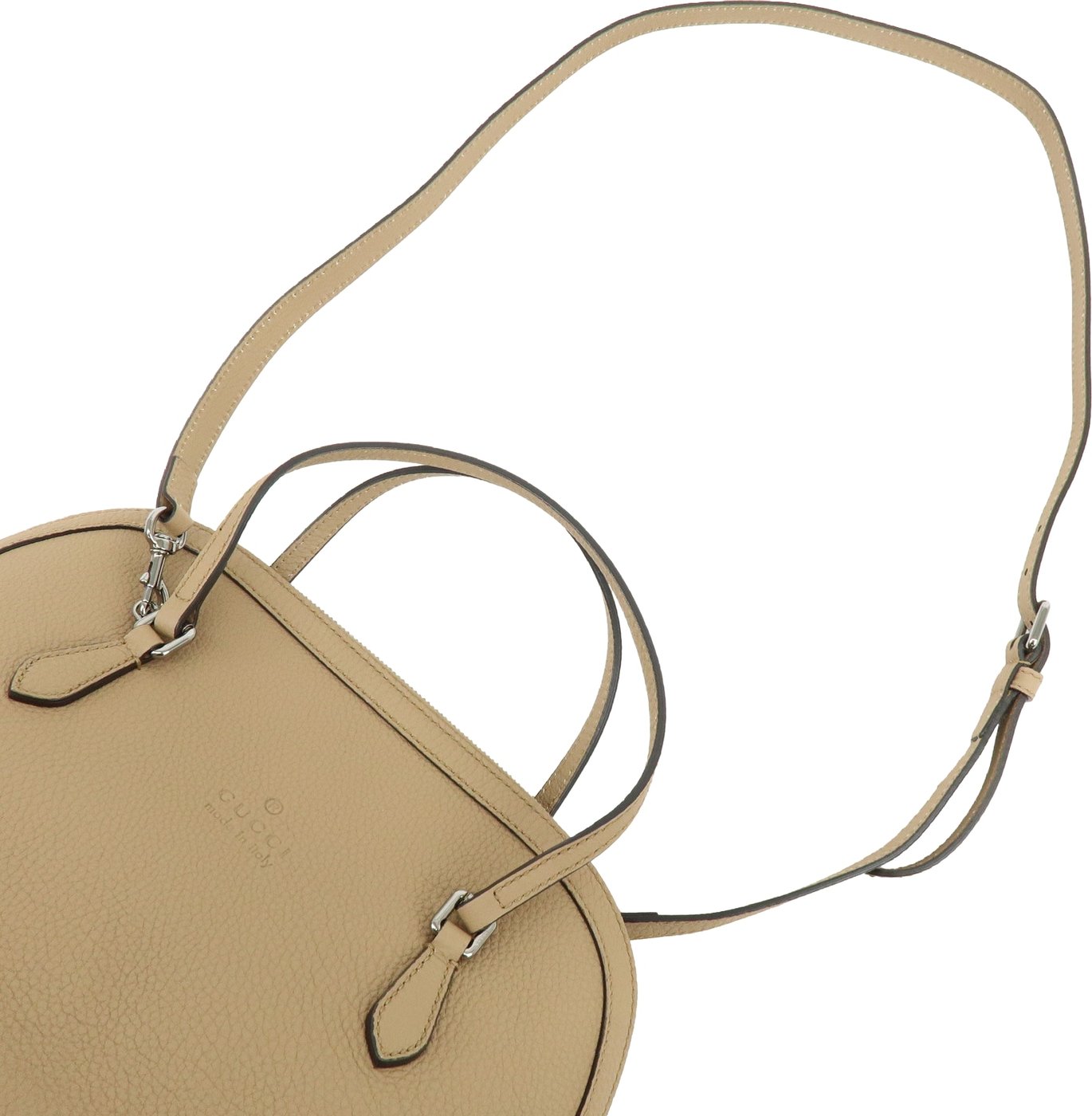 Gucci Lady Dollar Dome Satchel Leather Medium