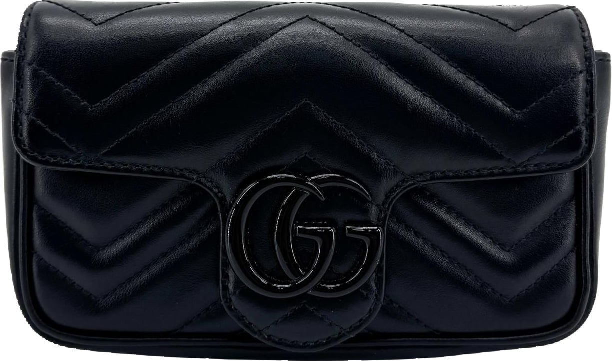 Gucci GG Marmont Flap Matelasse Leather Super Mini