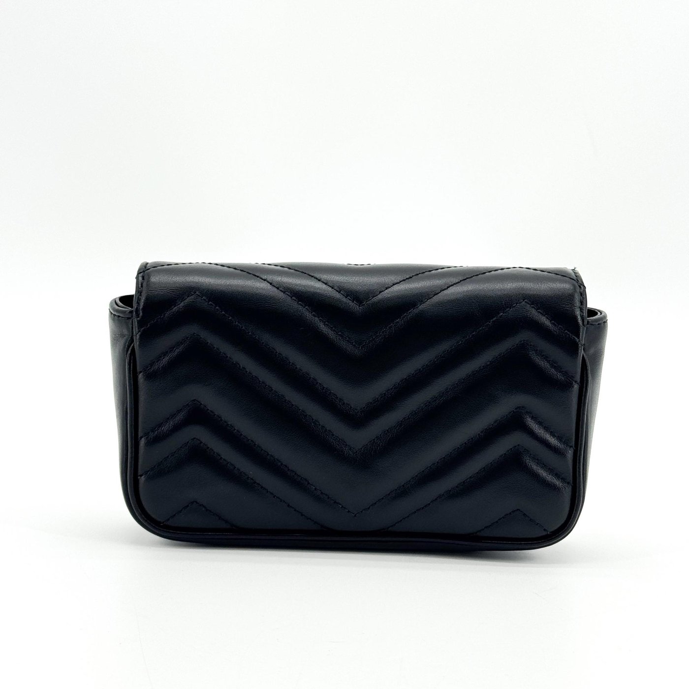 Gucci GG Marmont Flap Matelasse Leather Super Mini
