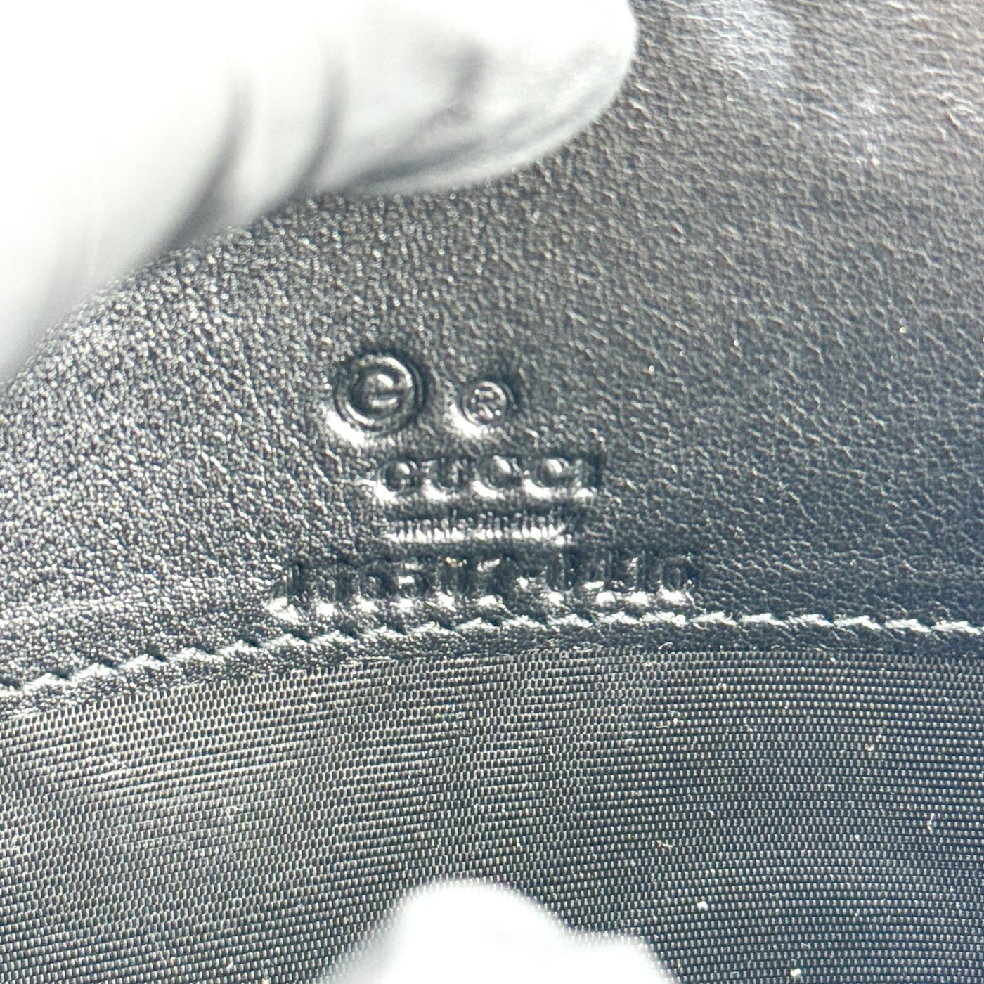 Gucci Wallet on Strap Microguccissima Leather