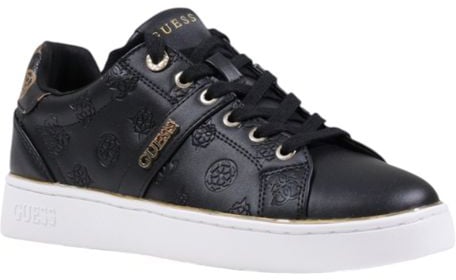 Guess Black Polyethylene Low Top Sneakers
