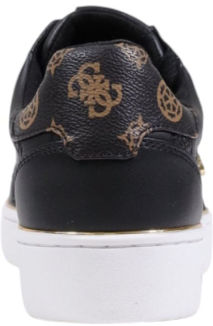 Guess Black Polyethylene Low Top Sneakers