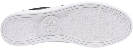 Guess Black Polyethylene Low Top Sneakers