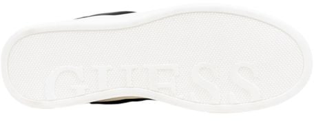 Guess Bicolor Polyester Low Top Sneakers