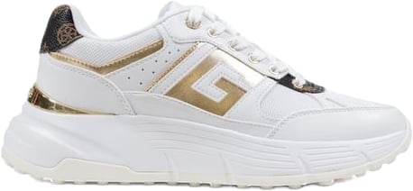 Guess White Polyethylene Chunky Sneakers