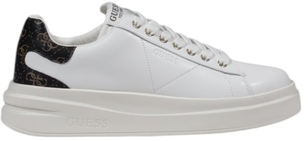 Guess White Polyethylene Low Top Sneakers