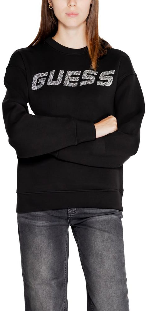 Guess Active Black Viscose Sweatshirt